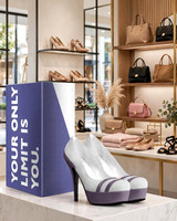 Striped Platform Pumps: Grapo