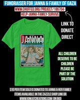 Basic Dark T-Shirt (Shamrock Green): Janna From Gaza