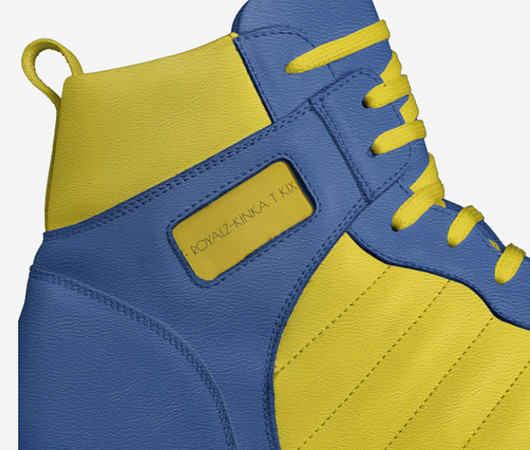 Retro Basketball High Tops: Royalz