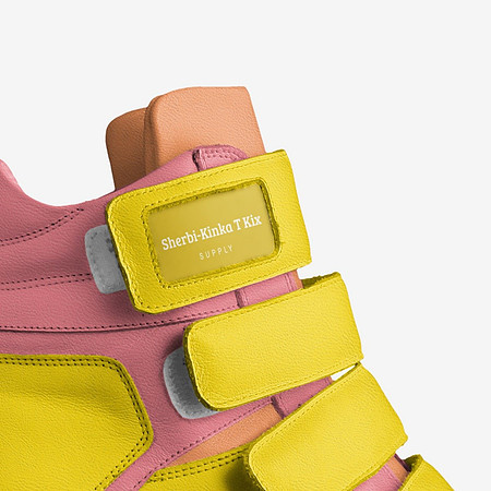 Velcro Wedge Sneakers: Sherbi