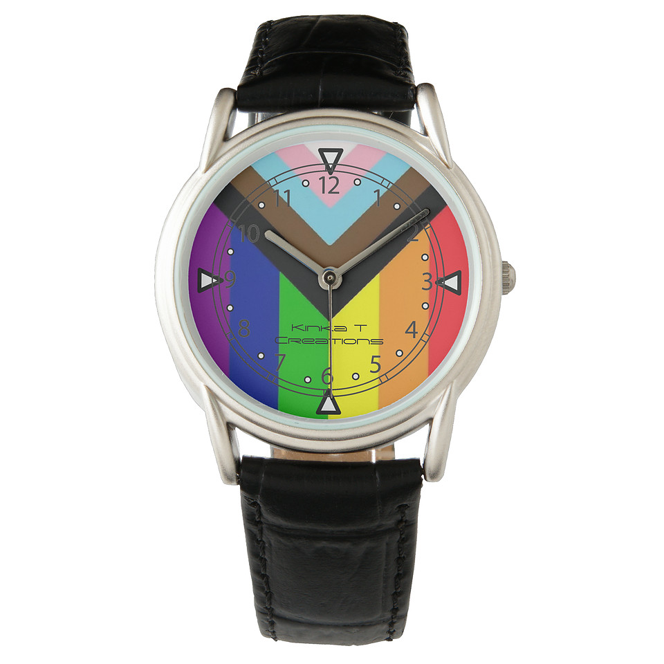 ($62.25) Men's Classic Black Leather Wrist Watch: All Inclusive