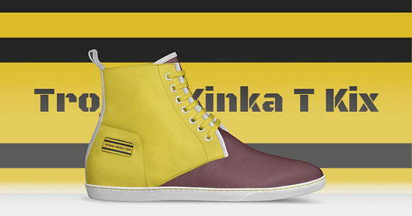 Trojan - Kinka T Kix original Italian leather shoe line.