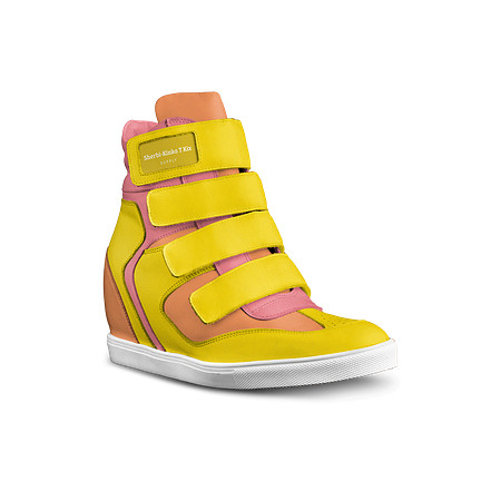 Velcro Wedge Sneakers: Sherbi