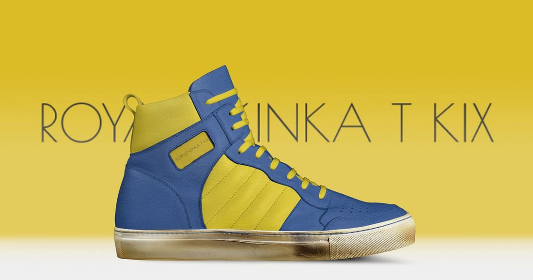 Retro Basketball High Tops: Royalz