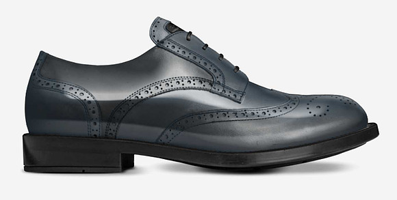 ($219) Traditional Derby Shoes: Charq (shine)