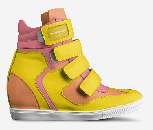 Velcro Wedge Sneakers: Sherbi