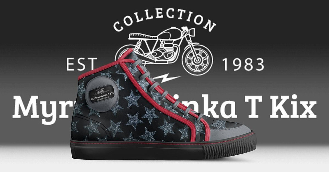 Myrman - Kinka T Kix original Italian leather shoe line.