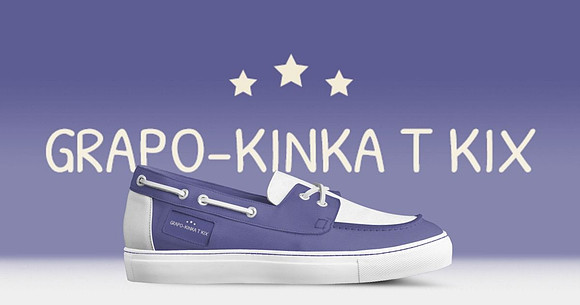 Grapo - Kinka T Kix original Italian leather shoe line.