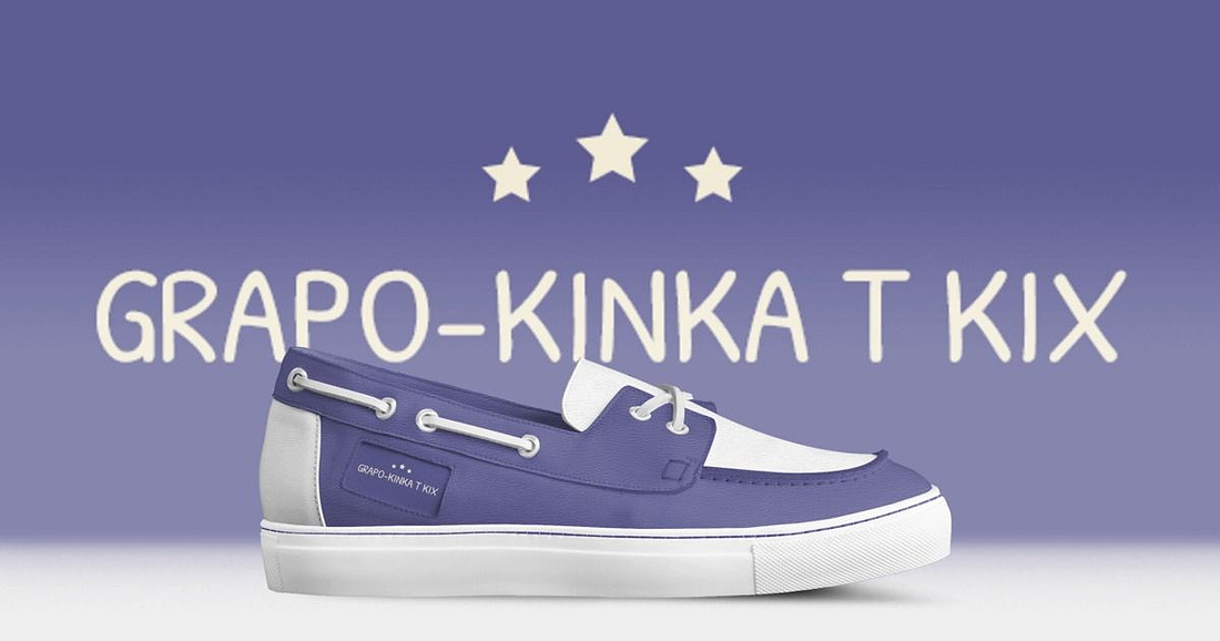 Grapo - Kinka T Kix original Italian leather shoe line.