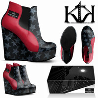 Wedge Ankle Boots - Myrman