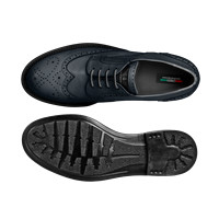 Traditional Derby Shoes (Navy): Charq