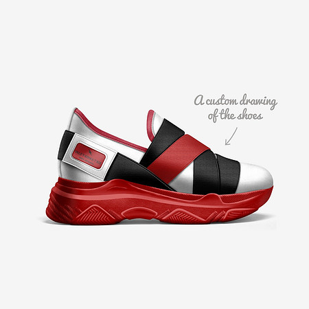 Elastic Strap Sneakers Shoes: Aizazi