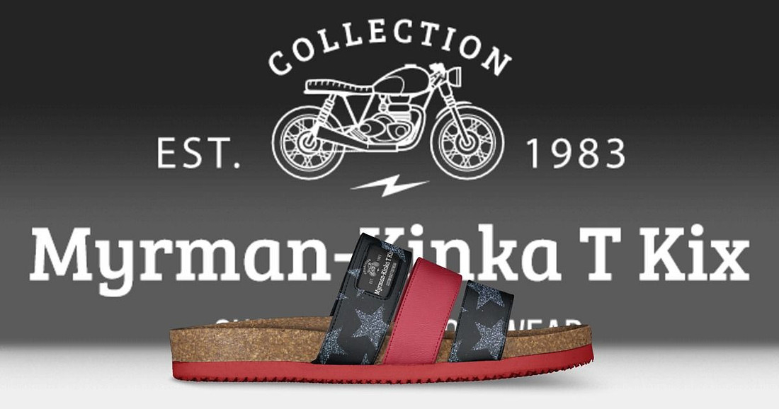 Myrman - Kinka T Kix original Italian leather shoe line.