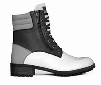 Zip Military Boots