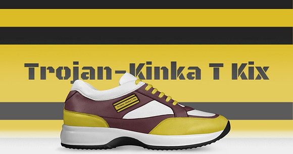 Trojan - Kinka T Kix original Italian leather shoe line.