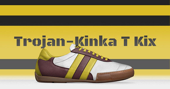 Trojan - Kinka T Kix original Italian leather shoe line.