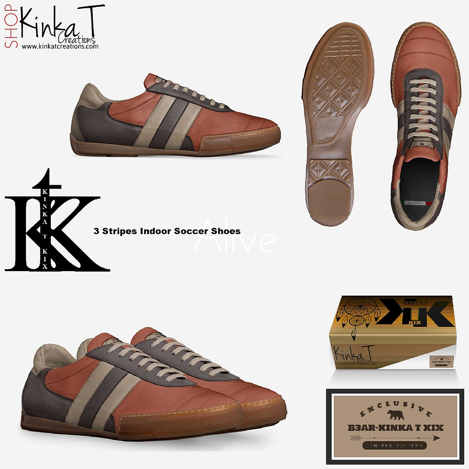 3 Soccer Style Sneakers - B3AR