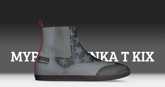 Myrman - Kinka T Kix original Italian leather shoe line.