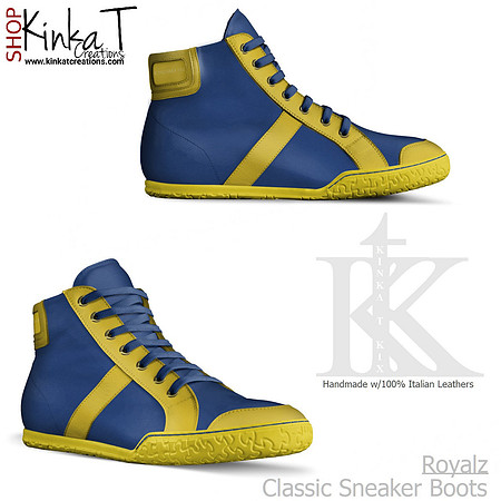 ($219) Classic Sneaker Boots: Royalz