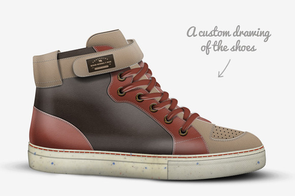 Basketball High Tops With Straps: B3AR