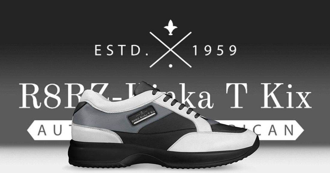 R8RZ - Kinka T Kix original Italian leather shoe line.