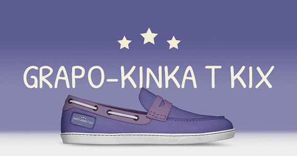 Grapo - Kinka T Kix original Italian leather shoe line.
