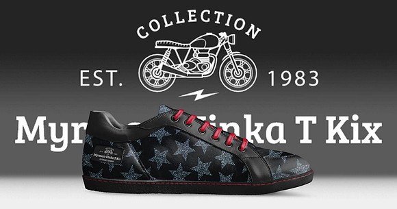 Myrman - Kinka T Kix original Italian leather shoe line.