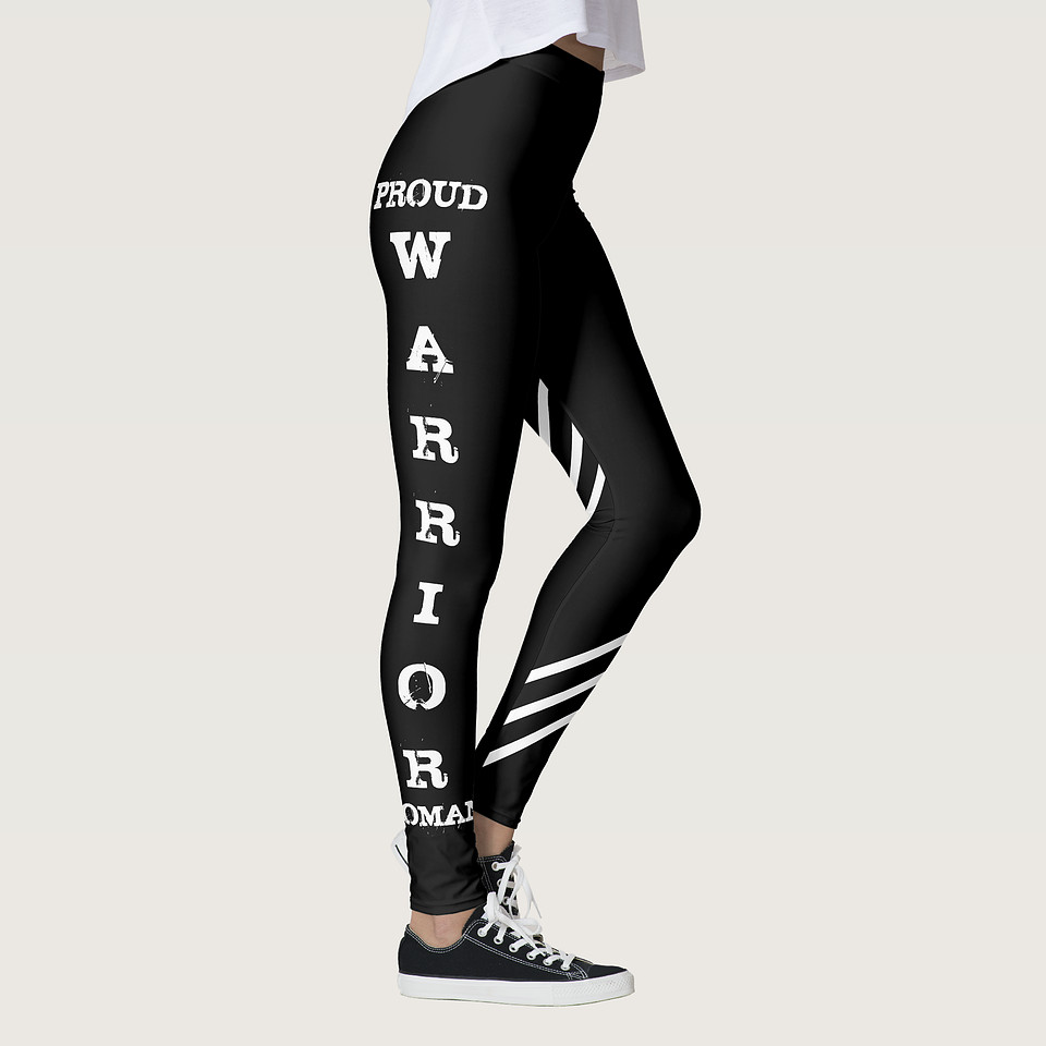 ($79.90) Hand Sewn Leggings: Proud Warrior