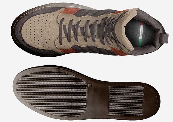 Retro Basketball High Tops: B3AR