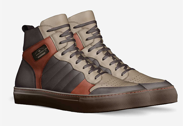 Retro Basketball High Tops: B3AR