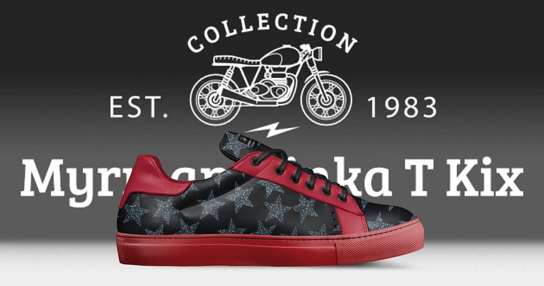 Myrman - Kinka T Kix original Italian leather shoe line.