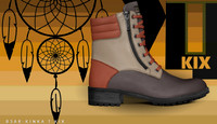 Zip Military Boots: B3AR Brown