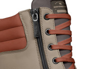 Zip Military Boots: B3AR Brown