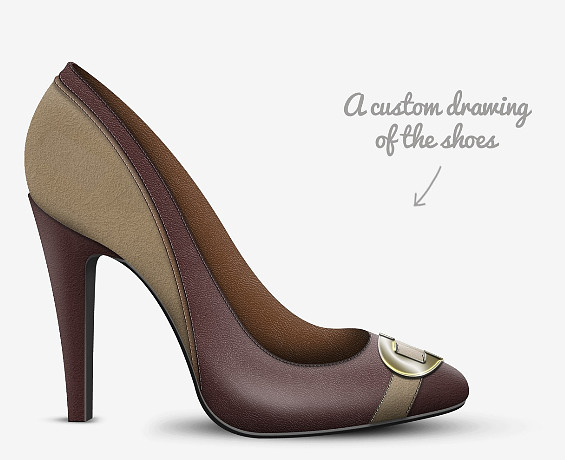Stiletto Buckle High Heels: Brown Betty