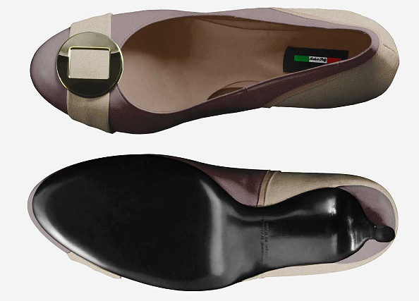 Stiletto Buckle High Heels: Brown Betty