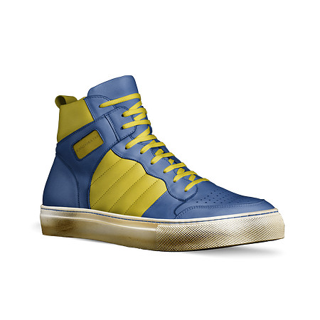 Retro Basketball High Tops: Royalz