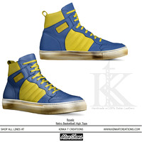 Retro Basketball High Tops: Royalz