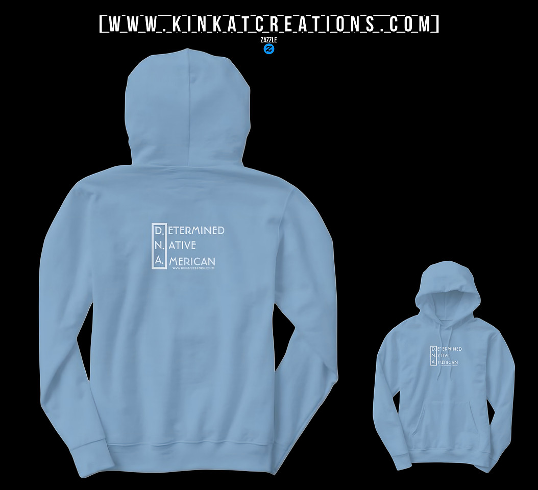 ($58.50) Pullover Hoodie: D.N.A. Determined Native American