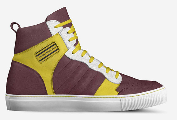 Retro Basketball High Tops - Trojan