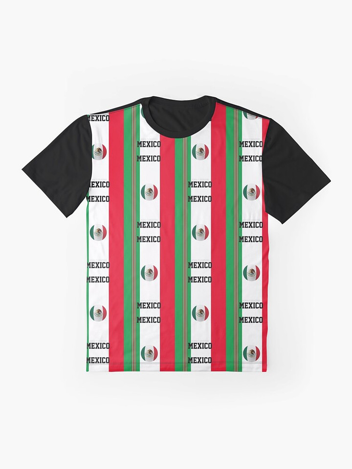 Graphic Print T-Shirt: Mexico