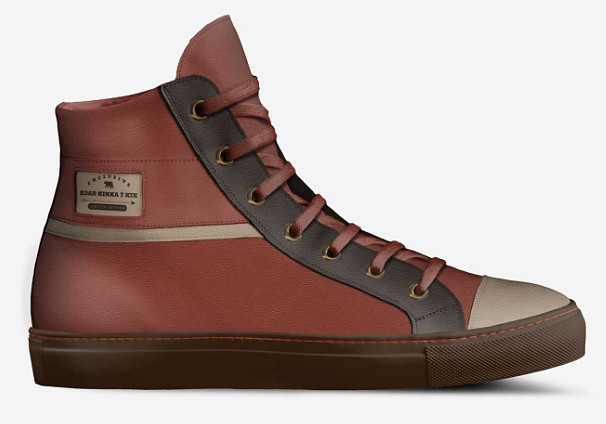 Classic High Top Sneakers: B3AR Redskin