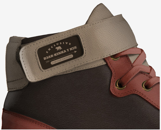 Basketball High Tops With Straps: B3AR