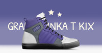 Retro Basketball High Tops: Grapo