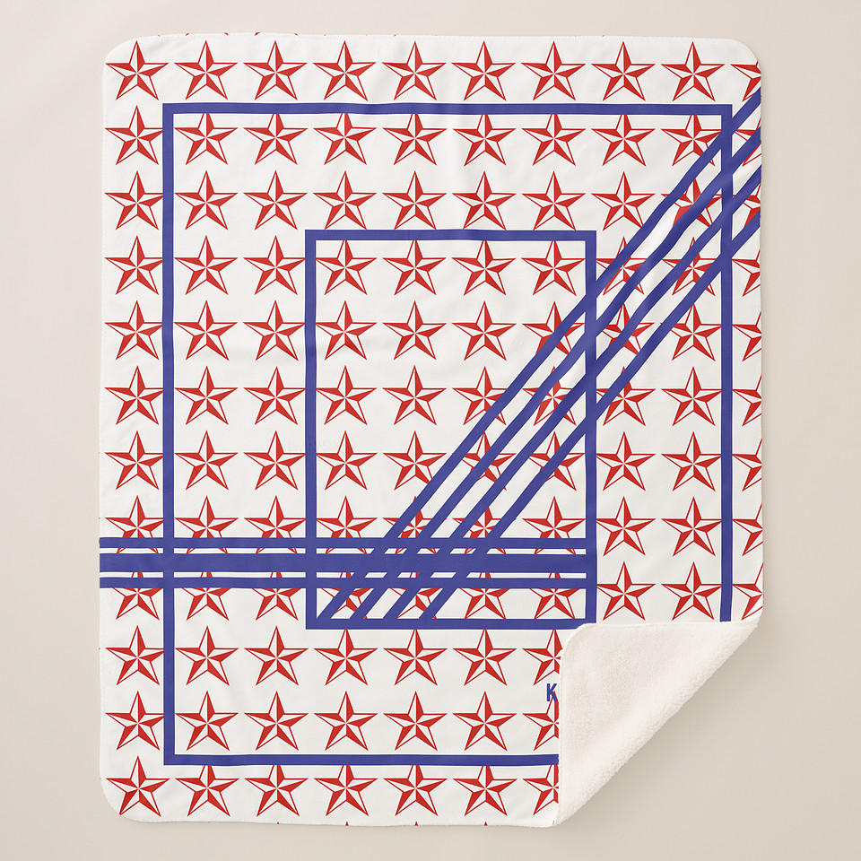Red Star - Sherpa Blanket