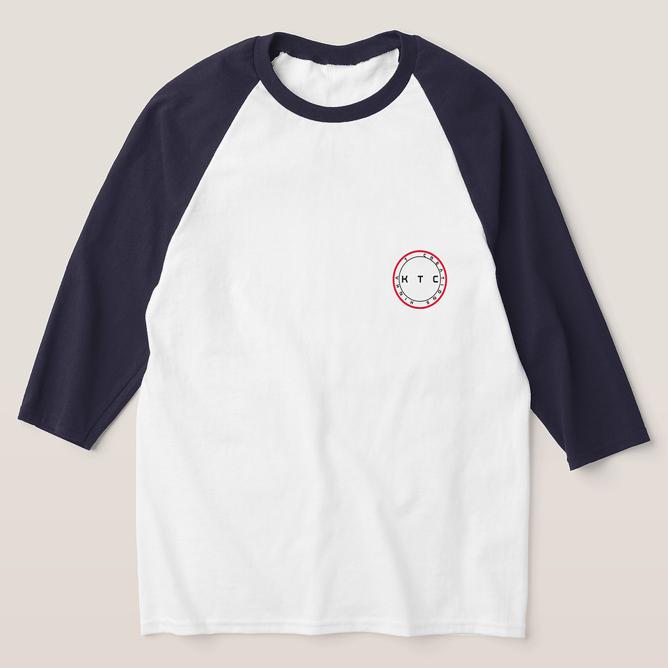 Basic 3/4 Sleeve Raglan T-Shirt: Ace (discount at check out)