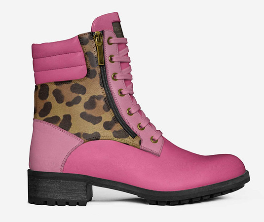 ($239) Zip Military Boots: VV2x Pinky