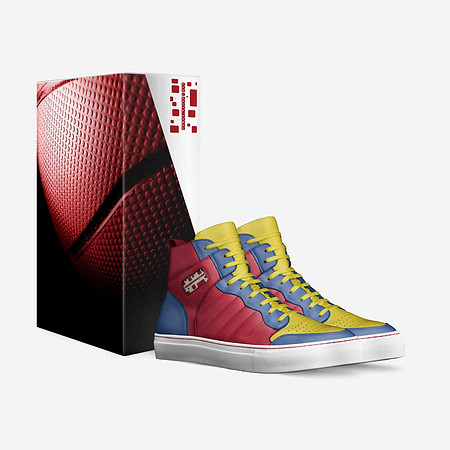Retro Basketball High Top Shoes (White): Hawks