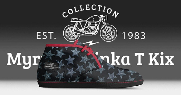 Myrman - Kinka T Kix original Italian leather shoe line.