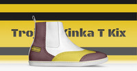 Trojan - Kinka T Kix original Italian leather shoe line.