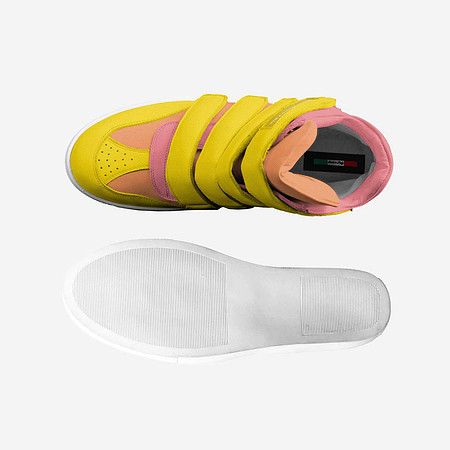 Velcro Wedge Sneakers: Sherbi